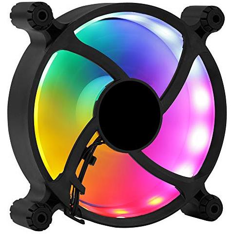 Spectro12, Ventilatore Pc 120mm Rgb, Silenzioso, Antivibrazione, Molex - Foto 3