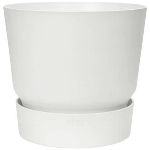 Vaso Da Fiori Rotondo Greenville 30 - Esterno - Ø 29,5 X H 27,8 Cm - Bianco - Foto 2