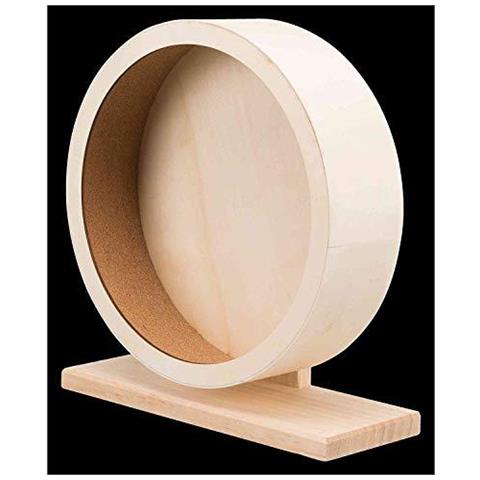 Legno Ruota Per Criceti Grande 28 Cm (per I Ratti Criceti Degus) - Foto 1