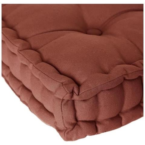 Cuscino Da Pavimento - 40 X 40 X 8 Cm - Terracotta - Foto 1