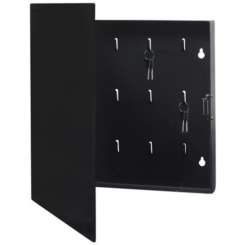 Cassetta Portachiavi con Lavagna Magnetica Nera 35x35x4 cm - Foto 8