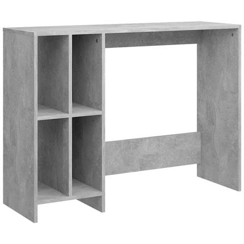 Scrivania Portatile Grigio Cemento 102,5x35x75 cm Multistrato - Foto 1