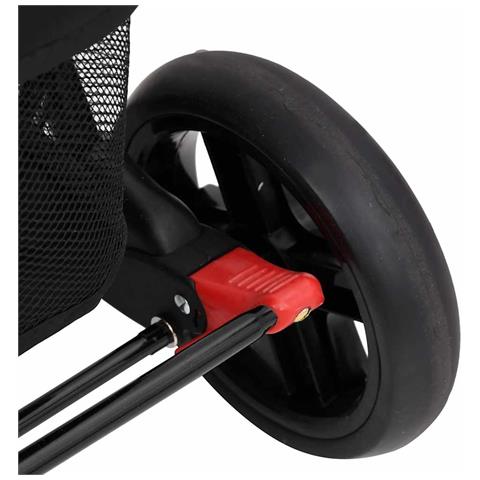 Passeggino Gemellare Rosso In Acciaio - Foto 9