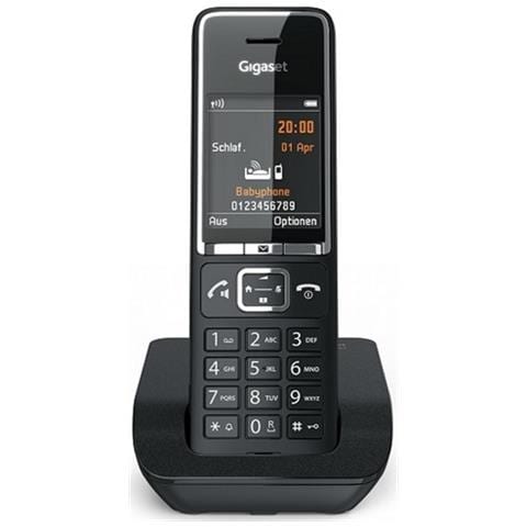 Telefono DECT Comfort 550 con Identificatore di chiamata Colore Nero - Foto 1