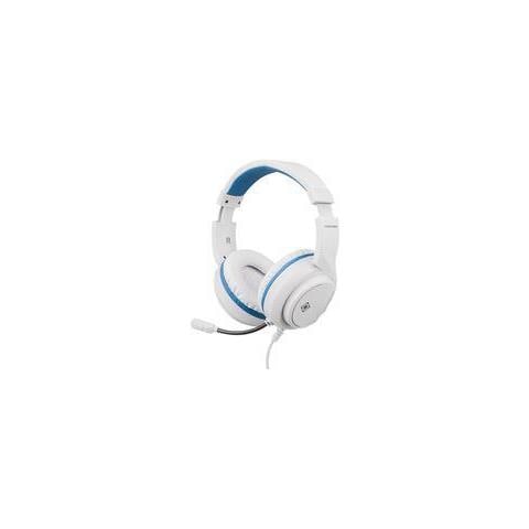 Deltaco Gam-127-w Cuffia E Auricolare Cablato Casco Giocare Blu, Bianco (Headset For Playstation 5 - Whit - Foto 4