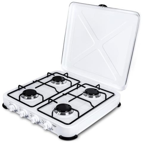 Piano Cottura KG400C a Gas 4 Fuochi Gas Colore Bianco - Foto 1