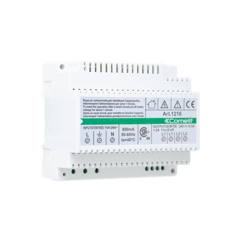 Alimentatore Sistema 2 Fili Ingresso 110-240vac - Comelit 1210 - Foto 1