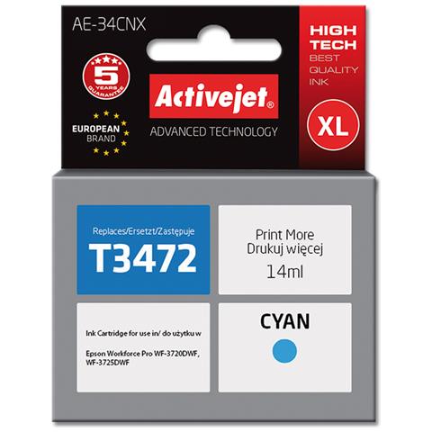 AE-34CNX cartuccia d'inchiostro 1 pz Compatibile Resa elevata (XL) Ciano - Foto 1