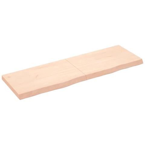 Piano Tavolo In Massello Di Rovere – 80x60 Cm, Spessore 2-6 Cm, Trattato, Per Ristrutturazione Fai-da-te