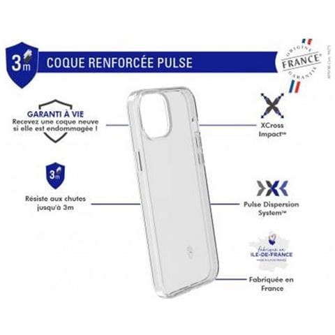 Cover Rinforzata Pulse Per Iphone 15, Trasparente - Foto 2