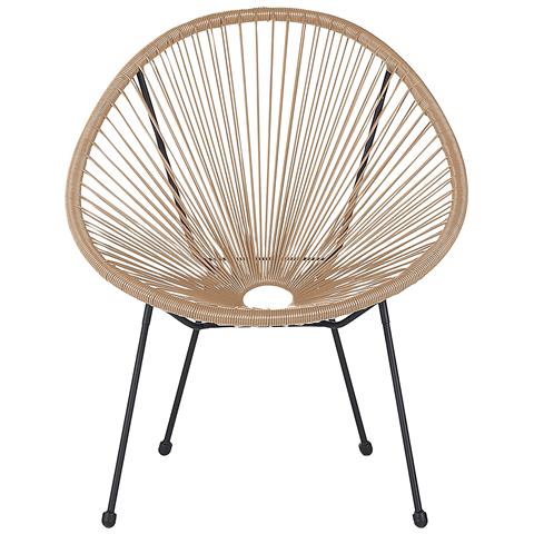 Sedia Spaghetti Rattan Beige Acapulco Ii - Foto 4