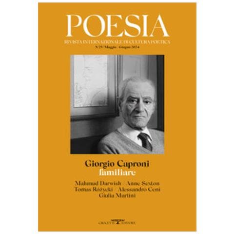 Poesia. Rivista Internazionale Di Cultura Poetica. Nuova Serie. Vol. 25 - Foto 1