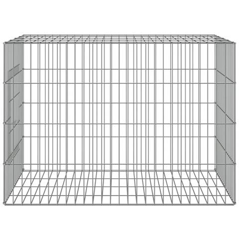 Conigliera 78x54x54 Cm Ferro Zincato - Foto 2