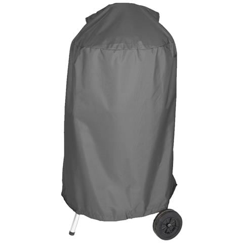 Telo Copertura Cover Per Barbecue Rotondo In Tessuto Impermeabile Cm 70x80 H Colore Antracite - Foto 1