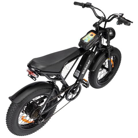 Q20 Mini Bici Elettrica Per Adulti Motore 1000w 48v 15ah Batteria Rimovibile Fat Tire Buggy - Foto 2