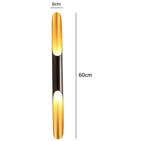 Applique Da Parete Lampada Stile Moderno 2 Attacco Per Lampadina G9 Nero - Foto 5