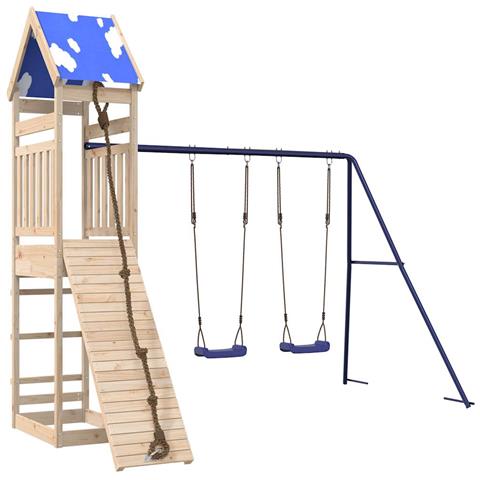 Set Da Gioco Da Esterno In Legno Massello Di Pino - Foto 2