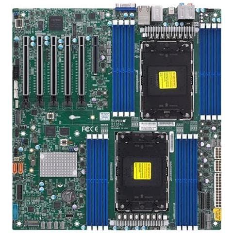 X13dai-t - Motherboard - E-atx - Lga4677 Socket-e - 2 Untersttzte Cpus - Intel C741 Chipsatz - Usb 3.2 Gen 1, Usb 3.2 Gen 2 - 2 X 10 Gigabit Lan - Onboard-grafik - Hd Audio (8-kanal) - Foto 1