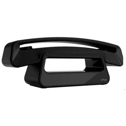 Epure Iconic Noir - Telefono Fisso Design Moderno con Display Digitale, Tasti Retroilluminati e Vivavoce - Nero - Foto 2