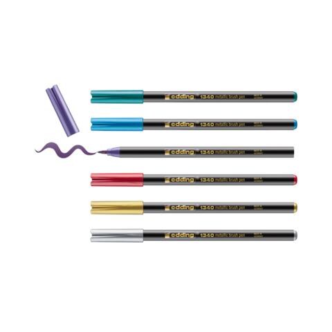 1340 marcatore Oro, Blu metallizzato, Verde metallizato, Rosso metallico, Viola metallico 6 pz - Foto 2