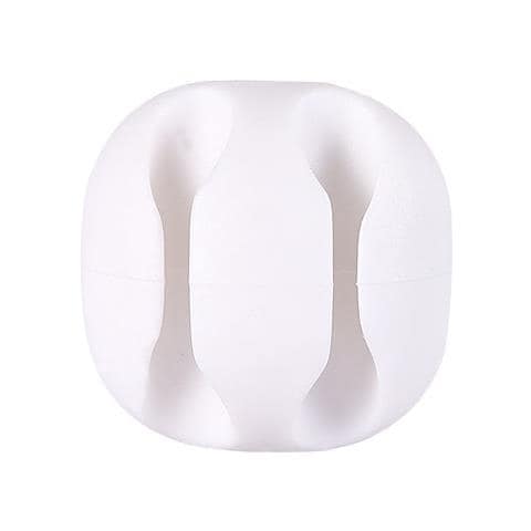 Fermacavi In Silicone, Organizzatore Per Cavi Da 9 Pezzi White - Foto 2