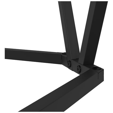 Tavolino da caffè Nero Rovere 80x80x45 cm Legno ingegnerizzato - Foto 9