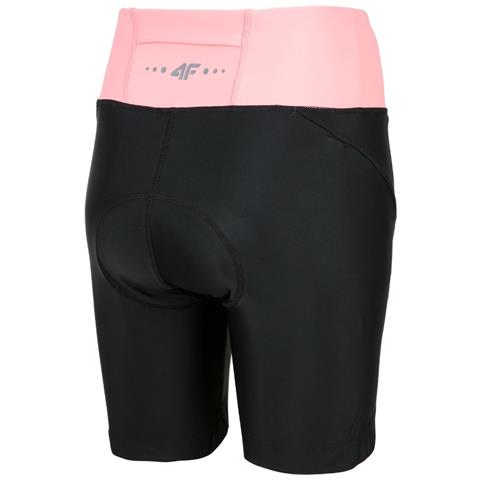 Pantaloncini Da Ciclista Da Donna Rsd001 Nero Rosa Xs 4f Con Fondello - Foto 2