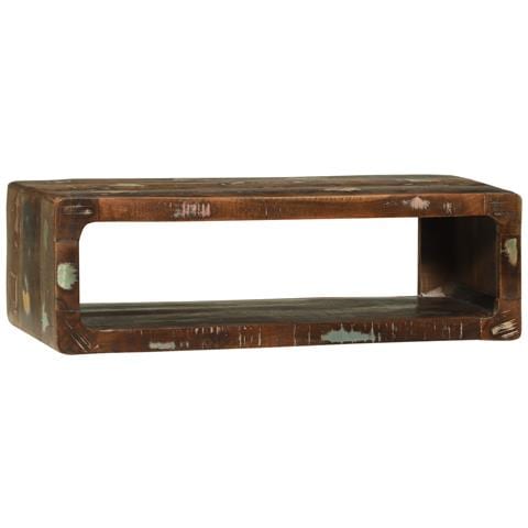 Mobile TV multicolore 80x30x25 cm in legno massello recuperato - Foto 2