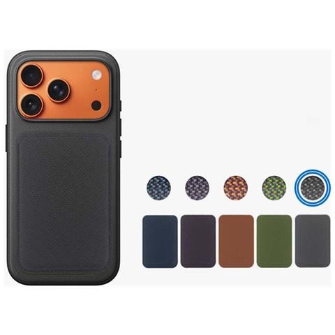 Porta Carte Magnetico Compatibile Con Iphone - 23 Magneti N52 Potenti - Nero - Foto 2