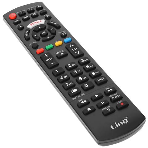 Telecomando Universale Per Televisori Panasonic Con Portata 8 M, Nero - Foto 1