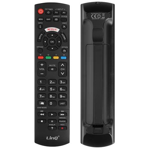 Telecomando Universale Per Televisori Panasonic Con Portata 8 M, Nero - Foto 5