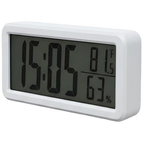 Sveglia Digitale Moderna Con Termometro E Igrometro 3v Design Minimalista - Foto 2
