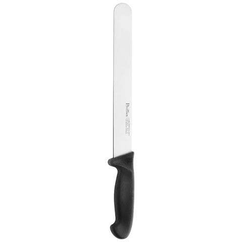 Coltello prosciutto Professionale P-9000 - Lama da 30cm in Acciaio Inox Forgiato - Manico Antiscivolo ergonomico nero - Per prosciutto e salumi - per Uso Domestico e Professionale - Made in Italy - Foto 1