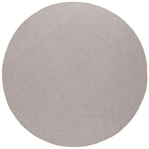 Tappeti per area HUARTE Crema e Taupe Ø 160 CM Poliestere - Foto 1