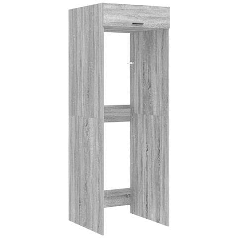 Mobiletto per lavatrice Grigio Sonoma 67,5 x 68 x 200 cm - Foto 1