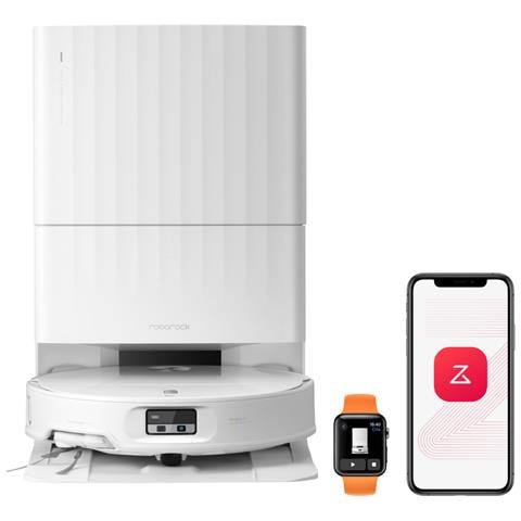 Qrevo Edge 2 Aspirapolvere E Lavapavimenti Robot, 25.000pa, Ultra Sottile 7.98 Cm, Zero Aggrovigliamenti, Riconoscimento Oggetti In Ai, Lavaggio Panni Ad Acqua Calda A 80°c E Asciugatura Automatica, Pulizia Bordi Flexiarm, Bianco - Foto 1