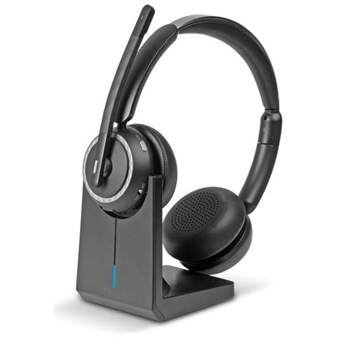 L118 Auricolare Wireless A Padiglione Ufficio USB tipo-C Bluetooth Base di ricarica Nero - Foto 1