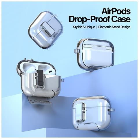 Custodia per AirPods Protective per Apple AirPods Protective - TPU, Trasparente - Foto 2