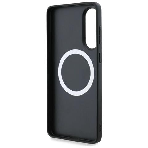 Custodia Per Telefono Nera In Pelle Con Magsafe Per Samsung Galaxy S25 Edge Bmw - Foto 7