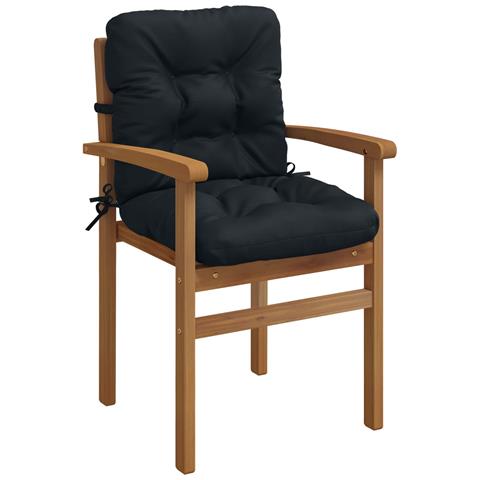 Cuscini per Sedia Alta in 2 Pezzi VIANEN 2 pcs 100% Poliestere - Foto 2