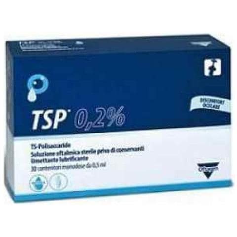 Tsp 0,2% Soluzione Oftalmica Umettante Lubrificante 30 Flaconcini Monodose 0,5 ml - Foto 1