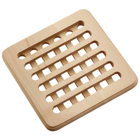 Sottopentola Quadro Real Wood Marrone 20x20 cm - Foto 1