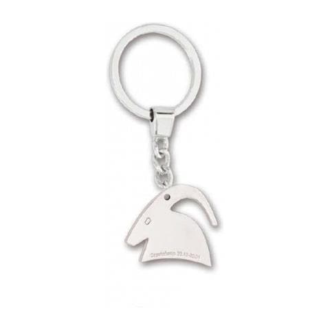 Portachiavi Con Anello Brise Segni Zodiacali Oroscopo Capricorno - Foto 1