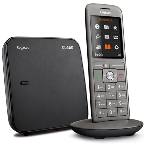 Cl660 Cordless Display 2,4" Vivavoce Nero - Foto 1