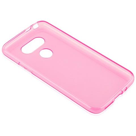 Custodia Compatibile Con Lg G5 In Rosa Transparente - Coperchio Protettivo In Silicone Tpu Flessibile - Foto 2