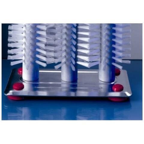 Spazzole Lavabicchieri Spazzola Per Lavare I Bicchieri Con Base In Metallo - 3 X 18 Cm - Foto 1