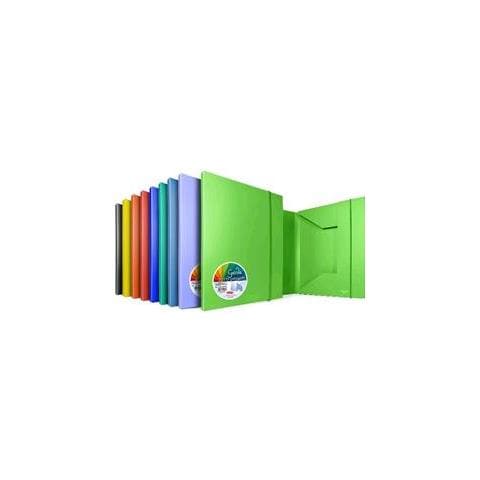 ver Garda 30 Cartelle Con Elastico In Pp 3 Lembi 265x350 Mm Dorso 3 Cm Colori Assortiti Conf 8 Pz. - Foto 2