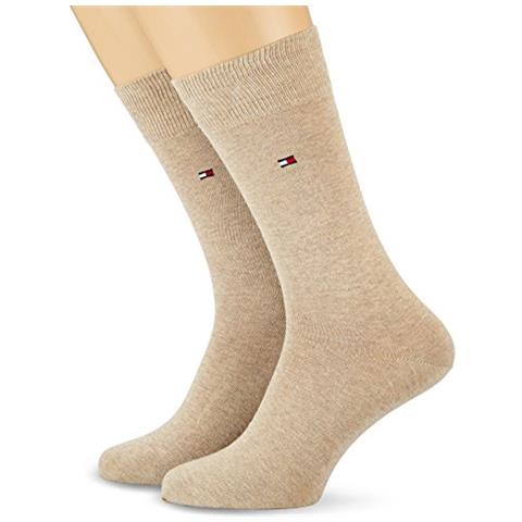 Th Men Sock Classic 2p Calze, (369-light Beige Melange), 43-46 (pacco Da 2) Uomo - Foto 1