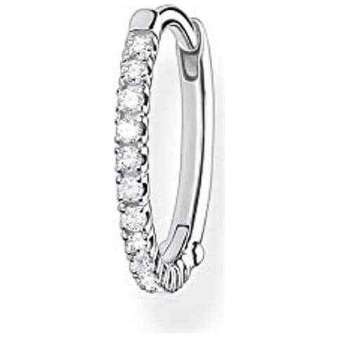 , Orecchini A Cerchio Da Donna In Argento Sterling 925, Con Chiusura A Clip (1)  - Foto 1