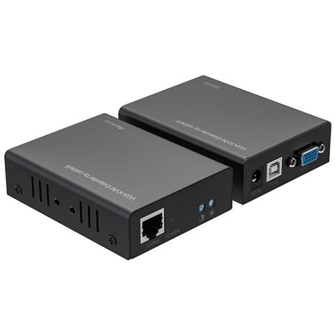 Kit Tx-rx Extender Vga E Usb,utp A 300mt, 1080p@60hz,loopout - Foto 1